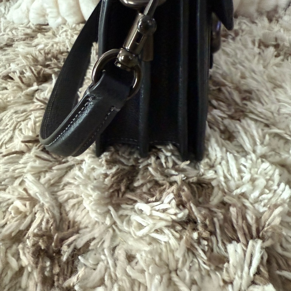 Coach Black Leather Shoulder Bag- Tabby 26 - Picture 4 of 10